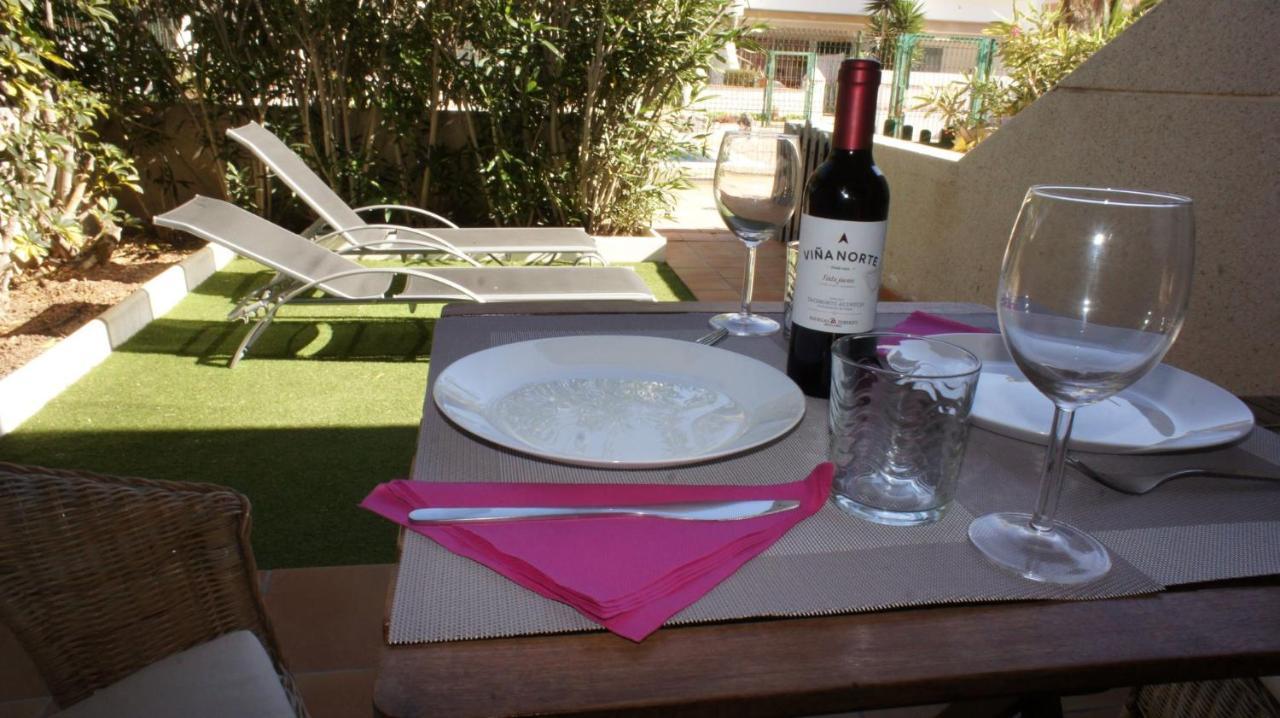 Apartamento Apartamento Con Jardin Y Piscina En El Balancon El Médano Exterior foto