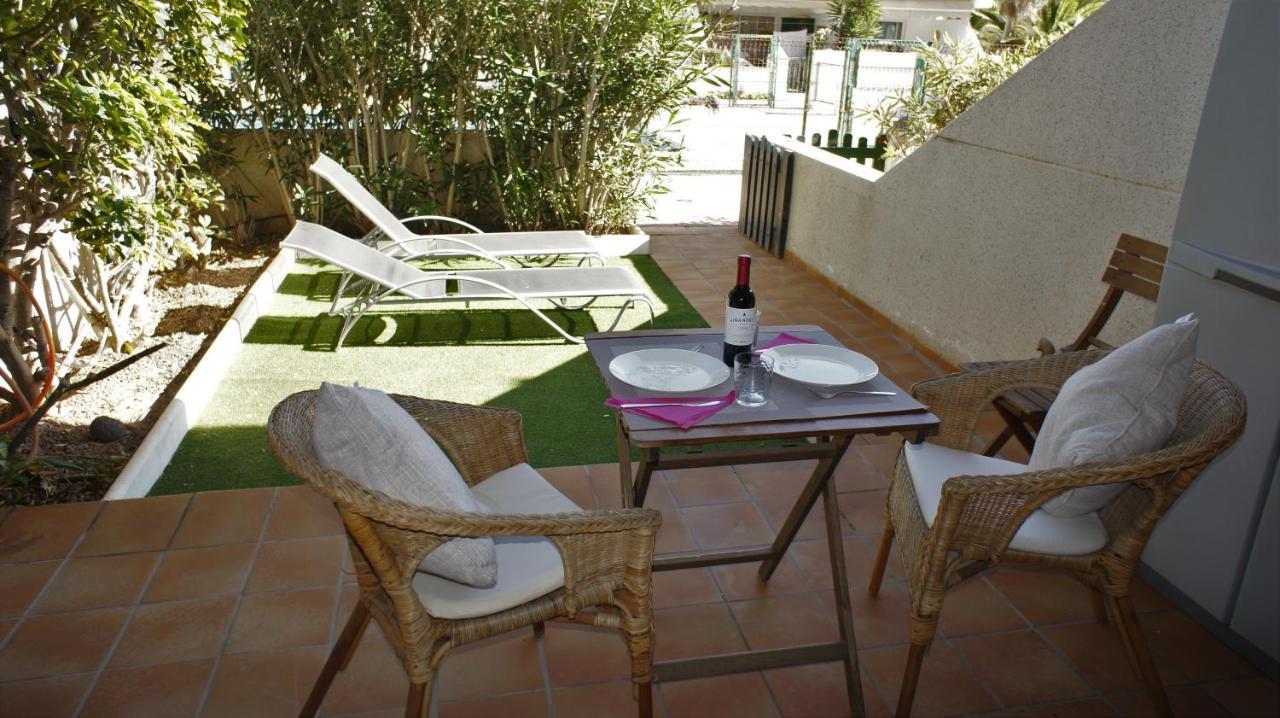 Apartamento Apartamento Con Jardin Y Piscina En El Balancon El Médano Exterior foto